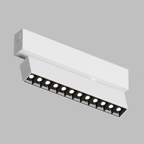 DK8006-WB Акцентный светильник SMART LENS 9W DIM 3000K-6000K белый с черным