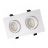 DK3022-WH Встраиваемый светильник, IP 20, 10 Вт, GU5.3, LED, белый, пластик
