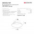 DK3026-WH Встраиваемый светильник, IP 20, 10 Вт, GU5.3, LED, белый, пластик