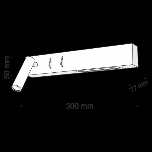 Настенный светильник (бра) Technical C031WL-L8W3K