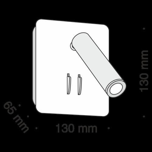 Настенный светильник (бра) Technical C175-WL-01-6W-W