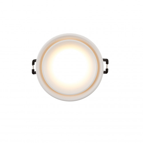 DK2403-WH Встраиваемый светильник влагозащ., IP 44, 15 Вт, GU10, белый, алюминий