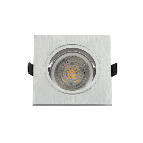 DK3021-CM Встраиваемый светильник, IP 20, 10 Вт, GU5.3, LED, серый, пластик