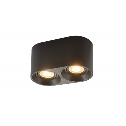 DK3036-BK Светильник накладной IP 20, 10 Вт, GU5.3, LED, черный, пластик