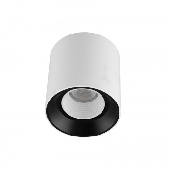 DK3090-WB+WH Светильник накладной IP 20, 10 Вт, GU5.3, LED, бело-черный/белый, пластик