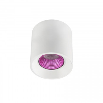 DK3090-WH+PI Светильник накладной IP 20, 10 Вт, GU5.3, LED, белый/розовый, пластик