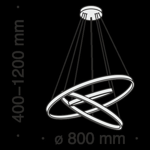 Подвесной светильник Maytoni MOD058PL-L100B4K