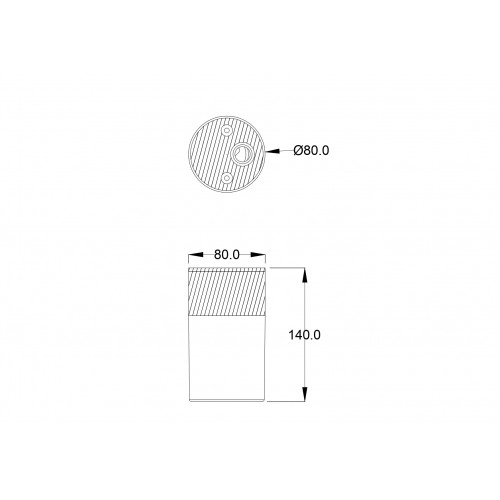 Потолочный светильник Outdoor O418CL-01B