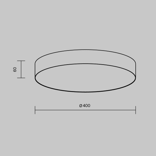 Потолочный светильник Technical C032CL-45W3K-RD-W