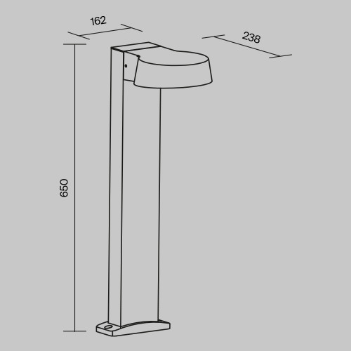 Ландшафтный светильник Outdoor O443FL-L12GF3K