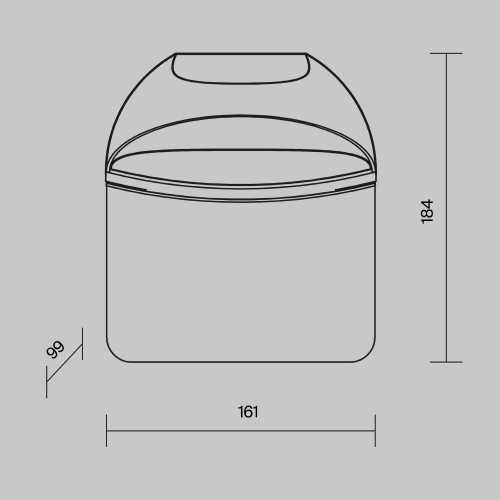 Настенный светильник (бра) Outdoor O447WL-L7GF3K