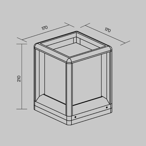 Ландшафтный светильник Outdoor O455FL-01GF1