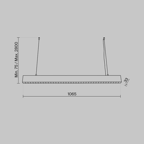 Подвесной светильник Technical P050PL-L40B4K