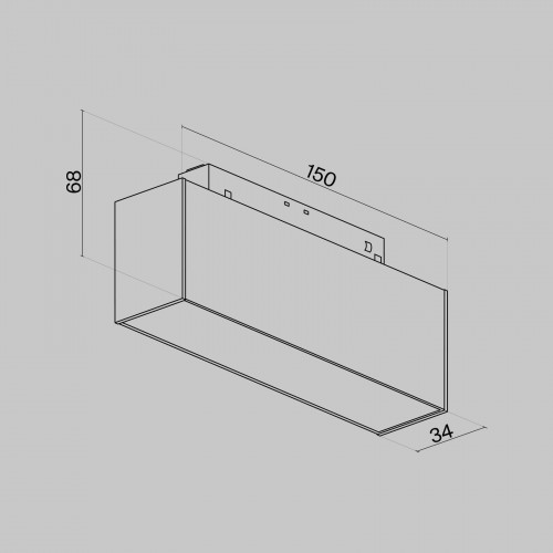 Трековый светильник Technical TR012-2-7W4K-B