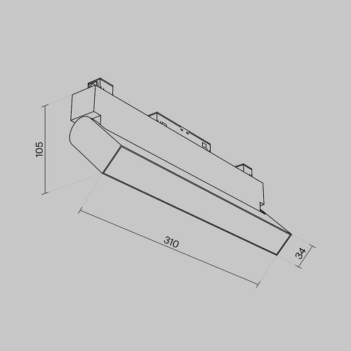 Трековый светильник Technical TR013-2-20W4K-B