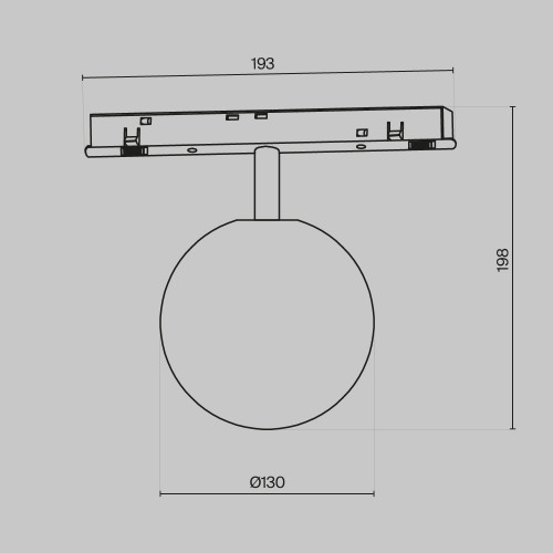 Трековый светильник Technical TR038-2-5W3K-W