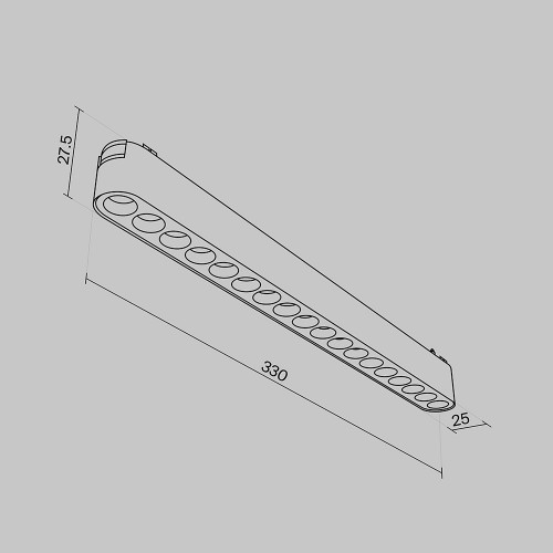 Трековый светильник Technical TR082-1-18W3K-M-B