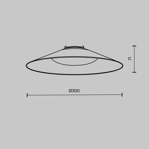 Подвесной светильник Technical TR127B-12W3K-B