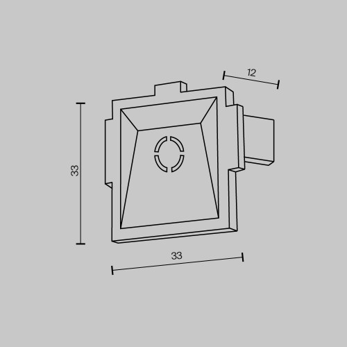 Комплектующие для встраиваемой трековой системы Technical TRA084EC-12W