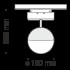 Трековый светильник Technical TR017-2-10W4K-B