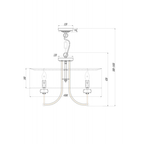 Подвесной светильник Maytoni ARM006PL-06G