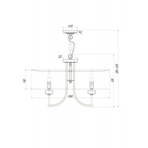 Подвесной светильник Maytoni ARM006PL-08G