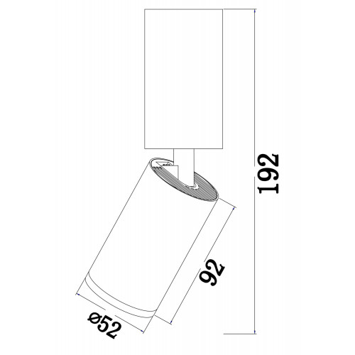 Потолочный светильник Technical C051CL-01B