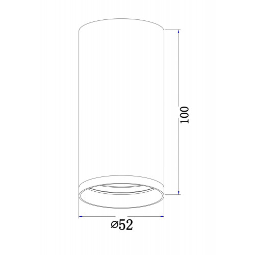 Потолочный светильник Technical C052CL-01B