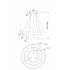 Подвесной светильник Maytoni MOD058PL-L100BS4K