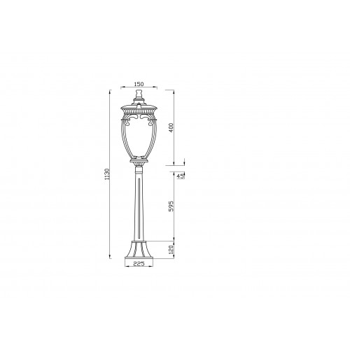 Ландшафтный светильник Outdoor O414FL-01GB1