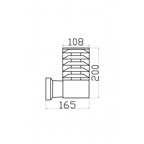 Настенный светильник (бра) Outdoor O576WL-01GR