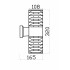 Настенный светильник (бра) Outdoor O576WL-02GR