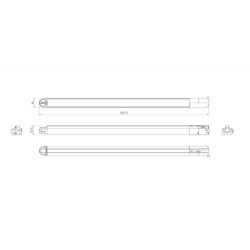 Трековый светильник Technical TR000-1-15W3K-B